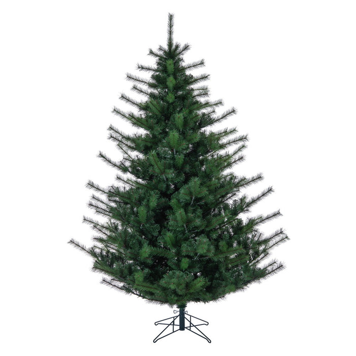 7'6"Hx69"W Lodge Pole Pine Artificial Christmas Tree, Unlit -Green - A250675