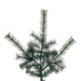 9'Hx79"W Lodge Pole Pine Artificial Christmas Tree, Unlit -Green - A250680