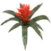 14" UV-Proof Outdoor Artificial Bromeliad Plant Flower Bush -Red (pack of 6) - A7271-2RE
