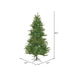 6'6"Hx47"W Slim Mixed Country Artificial Christmas Tree w/Pinecone & Grapevine, Unlit -Green/Brown - A801660