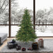 6'6"Hx47"W Mixed Country Artificial Christmas Tree w/Pinecone & Grapevine, Unlit -Green/Brown - A801665