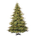 12'Hx76"W Mixed Country Artificial Christmas Tree w/Pinecone & Grapevine, Unlit -Green/Brown - A801685