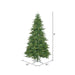 9'Hx61"W Slim Mixed Country Artificial Christmas Tree w/Pinecone & Grapevine, Unlit -Green/Brown - A801680