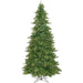 12'Hx76"W Slim Mixed Country Artificial Christmas Tree w/Pinecone & Grapevine, Unlit -Green/Brown - A801690