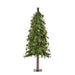 6'Hx36"W Mixed Country Artificial Alpine Tree w/Pinecone & Grapevine, Unlit -Green/Brown - A801960