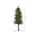 4'Hx26"W Mixed Country Artificial Alpine Tree w/Pinecone & Grapevine, Unlit -Green/Brown - A801940
