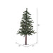 3'Hx21"W Natural Trunk Alpine Artificial Christmas Tree, Unlit -Green - A805130
