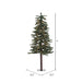 4'Hx25.5"W Natural Trunk Alpine Artificial Christmas Tree, LED Pre-Lit -Green - A805141LED