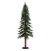 5'Hx25"W Natural Trunk Alpine Artificial Christmas Tree, Unlit -Green - A805150