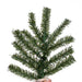 5'Hx25"W Natural Trunk Alpine Artificial Christmas Tree, Unlit -Green - A805150