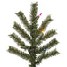 7'Hx44"W Natural Trunk Alpine Artificial Christmas Tree, Unlit -Green - A805170