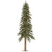 5'Hx28"W Natural Trunk Alpine Artificial Christmas Tree, Micro LED Pre-Lit (Multi-Mode) -Green - A805151LEDCC