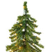 7'Hx44"W Natural Trunk Alpine Artificial Christmas Tree, LED Pre-Lit -Green - A805171LED