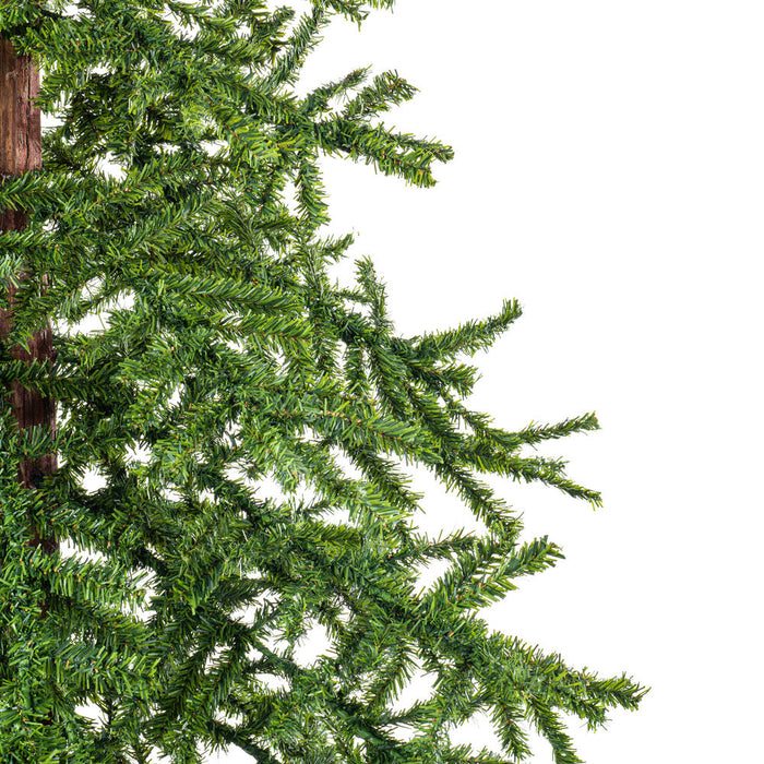 8'Hx50"W Natural Trunk Alpine Artificial Christmas Tree, Unlit -Green - A805190