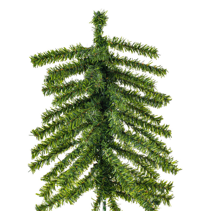8'Hx50"W Natural Trunk Alpine Artificial Christmas Tree, Unlit -Green - A805190