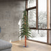 8'Hx50"W Natural Trunk Alpine Artificial Christmas Tree, Micro LED Pre-Lit (Multi-Mode) -Green - A805191LEDCC