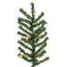 8'Hx50"W Natural Trunk Alpine Artificial Christmas Tree, Micro LED Pre-Lit (Multi-Mode) -Green - A805191LEDCC
