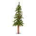 3'Hx22"W Natural Trunk Alpine Artificial Christmas Tree With Pinecone & Vines, LED Pre-Lit -Green - A807231LED