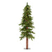 4'Hx25"W Natural Trunk Alpine Artificial Christmas Tree With Pinecone & Vines, LED Pre-Lit -Green - A807241LED