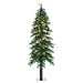 5'Hx27"W Natural Trunk Alpine Artificial Christmas Tree With Pinecone & Vines, LED Pre-Lit -Green - A807251LED