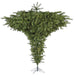 9'Hx102"W Upside-Down Pine Artificial Christmas Tree, LED Pre-Lit -Green - A860181LED