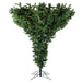 7'6"Hx95"W Upside-Down Pine Artificial Christmas Tree, LED Pre-Lit (Multicolor) -Green - A860177LED