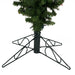 7'6"Hx95"W Upside-Down Pine Artificial Christmas Tree, LED Pre-Lit (Multicolor) -Green - A860177LED