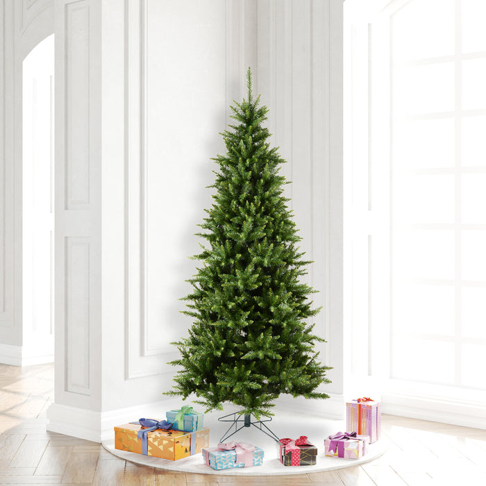 6'6"Hx41"W Slim Camdon Fir Artificial Christmas Tree, Unlit -Green - A860865
