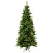 12'Hx66"W Slim Camdon Fir Artificial Christmas Tree, Unlit -Green - A860890