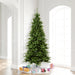 8'6"Hx50"W Slim Camdon Fir Artificial Christmas Tree, Unlit -Green - A860880