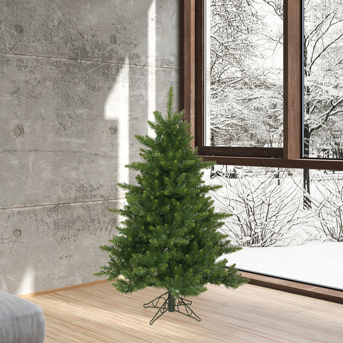 4'6"Hx37"W Camdon Fir Artificial Christmas Tree, Unlit -Green - A860945