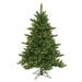 4'6"Hx37"W Camdon Fir Artificial Christmas Tree, LED Pre-Lit -Green - A860946LED