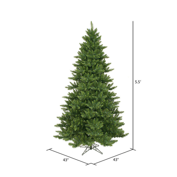 5'6"Hx43"W Camdon Fir Artificial Christmas Tree, Unlit -Green - A860955