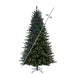 8'6"Hx58"W Camdon Fir Artificial Christmas Tree, Micro LED Pre-Lit (Multi-Mode) -Green - A860983LEDCC