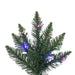5'6"Hx43"W Camdon Fir Artificial Christmas Tree, Micro LED Pre-Lit (Multi-Mode) -Green - A860958LEDCC