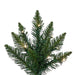 4'6"Hx37"W Camdon Fir Artificial Christmas Tree, Micro LED Pre-Lit (Multi-Mode) -Green - A860948LEDCC