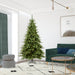 7'6"Hx55"W Camdon Fir Artificial Christmas Tree, LED Pre-Lit -Green - A860976LED