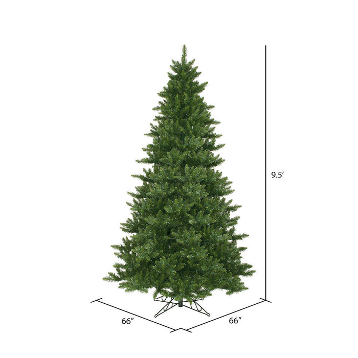 9'6"Hx66"W Camdon Fir Artificial Christmas Tree, Unlit -Green - A860985
