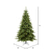 9'6"Hx66"W Camdon Fir Artificial Christmas Tree, LED Pre-Lit -Green - A860986LED