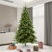 9'6"Hx66"W Camdon Fir Artificial Christmas Tree, LED Pre-Lit -Green - A860986LED