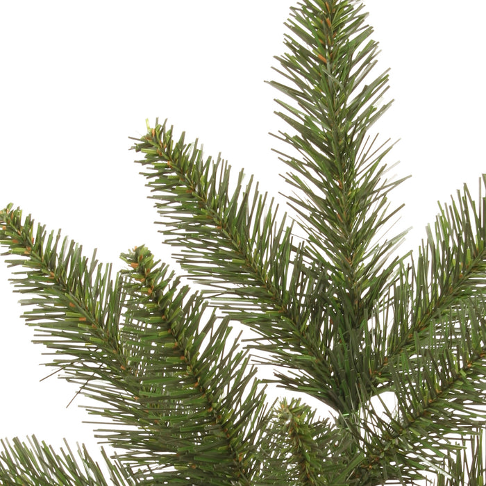8'6"Hx50"W Slim Camdon Fir Artificial Christmas Tree, LED Pre-Lit -Green - A860881LED