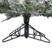 7'6"Hx48"W Flocked Sierra Artificial Christmas Tree, Unlit -White/Green - A862075