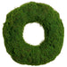 22" Artificial Moss Wreath -Green - AA0010-GR