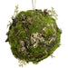 6" Artificial Moss Orb-Shaped Topiary -Green (pack of 6) - AA0022-GR