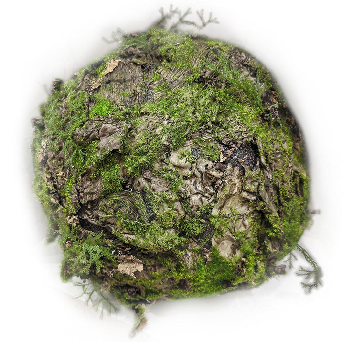 12.5" Moss Ball-Shaped Artificial Topiary -Green (Pack of 4) - AA0032-GR