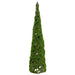 28" Moss Covered Ratton Cone Cone-Shaped Artificial Topiary -Green (Pack of 4) - AA0041-GR