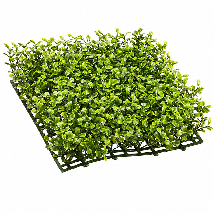 10"x10"x3"H Boxwood Artificial Mat -Green (Pack of 6) - AA0419-GR