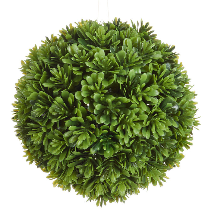 6" Sedum Ball-Shaped Artificial Topiary -Green (Pack of 6) - AA0910-GR