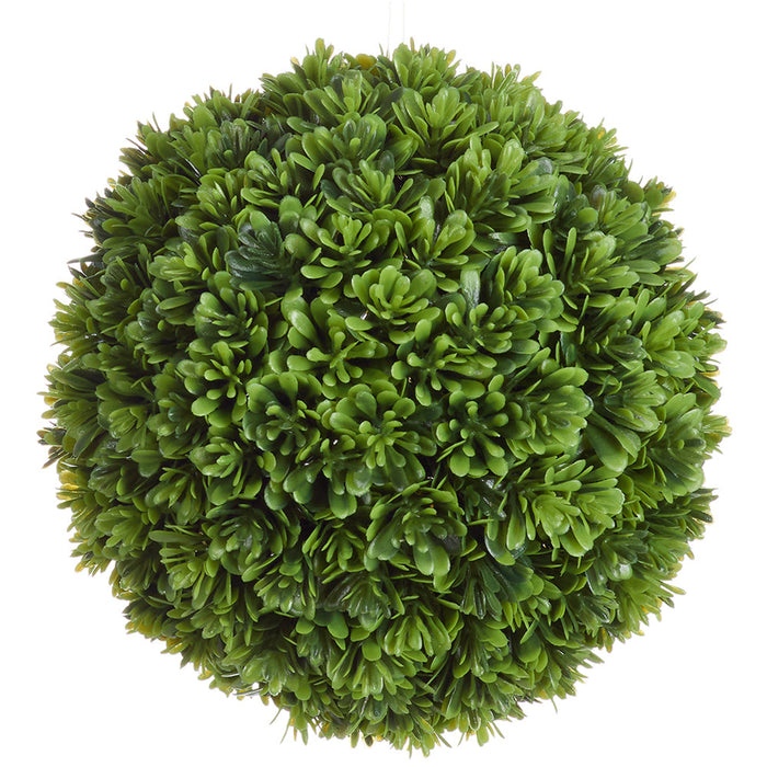 7" Sedum Ball-Shaped Artificial Topiary -Green (Pack of 6) - AA0911-GR