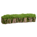 24" Rectangle Moss Stump Artificial Topiary -Green (Pack of 4) - AA1204-GR